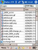 Ftp Manager for Pocket PC